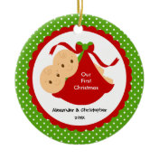 Baby Boy Twins Baby's First Christmas Ornament