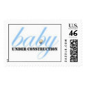 Baby Boy Under Construction postage by c2gardner Baby Boy Under Construction postage