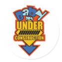 BABY boy UNDER CONSTRUCTION stickers by crazycoolbaby BABY boy UNDER CONSTRUCTION stickers