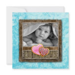 Baby Boy Valentine Announcement Heart Cookies