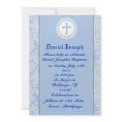 Baby Boys Baptism/Christening First Holy Communion invitations