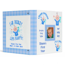 Baby Boy's First Year Custom Binder by jamiecreates1 Baby Boy's First Year Custom Binder