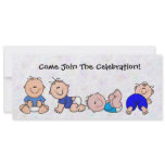 Baby Boys Shower Invitation  Cartoon Fun