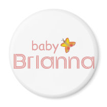 Baby Brianna magnets by names_by_willow Baby Brianna magnets