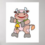 baby brown cow posters