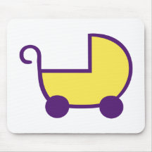 Baby buggy - birth mousepad