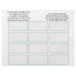 Baby Buggy Candybar Wrappers (Dots) Custom Flyer
