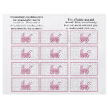 Baby Buggy Candybar Wrappers (Pink) flyers