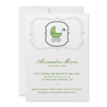 Baby Buggy Invitation