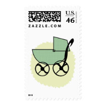 Baby Buggy Postage Stamps