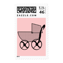 Baby Buggy Postage Stamps