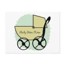 Baby Buggy Postcard