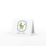 Baby Buggy Thank You Card