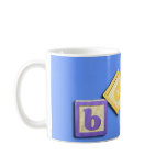 Baby Building Block Letters mugs