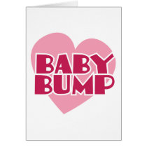 Baby Bump design Greeting Card
