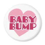 Baby Bump design Fridge Magnet