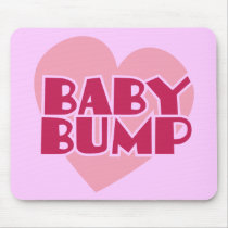 Baby Bump design Mouse Pads