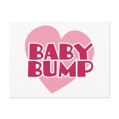 Baby Bump design Post Cards by JazzyHumor