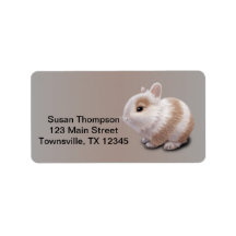 Baby Bunny Custom Address Labels