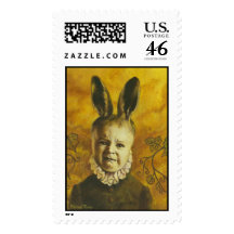 Baby Bunny Mutant Postage Stamp