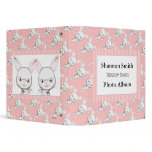 Baby Bunny Pink Binder