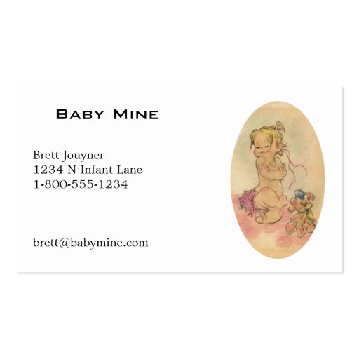 Baby Business Card