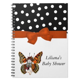 Baby Butterfly Shower Notebook