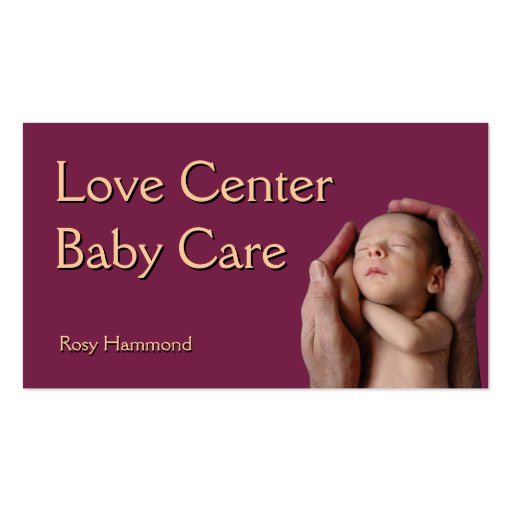 Baby Care Business Cards