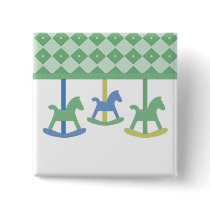 Baby Carousel Collection buttons by SayItNow Baby Carousel Collection buttons