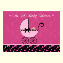 Baby Carriage Baby Shower Invitation invitations