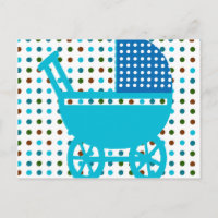 Baby Carriage Gifts postcard