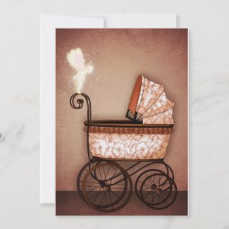 Baby Carriage invitation