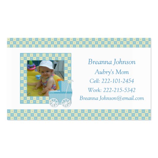 Baby Carriage: Mom Card Business Card