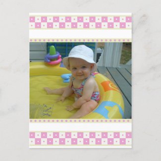 Baby Carriage Thank You Cards postcard