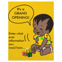 Baby Cartoon to Personalize - Flyer