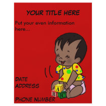Baby Cartoon to Personalize - Flyer