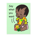 Baby Cartoon to Personalize - Post Card