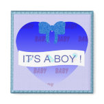BABY CELEBRATION - IT'S A BOY ! REFRIGERATOR MAGNET