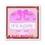 BABY CELEBRATION - IT'S A GIRL ! MAGNET