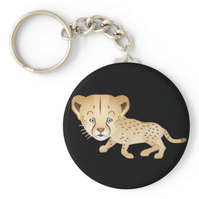 Baby Cheetah Keychains by Jungleshoppe