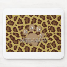 Baby Cheetah Mee maw Mouse Pad