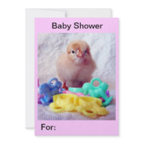 Baby Chick, Baby Shower Invite