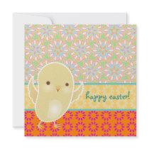 Baby Chick Easter Invitation