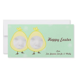 Baby Chick Easter Photo Cards photocard