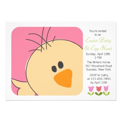 Baby Chick Invitation