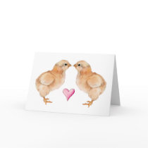 Baby Chick Love Card