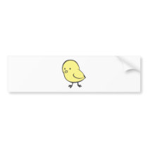 Baby Chicken Bumper Sticker