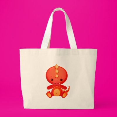 Baby Chinese Dragon Canvas Bags Zazzle_bag Baby Chinese Dragon Canvas Bags Zazzle_bag