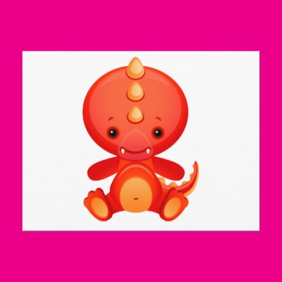 Baby Chinese Dragon Postcard Zazzle_postcard