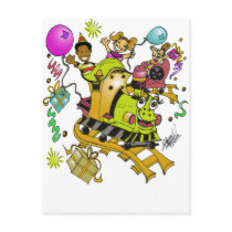 Baby choo choo Train postcards by Chocolate_honeybee Baby choo choo Train postcards